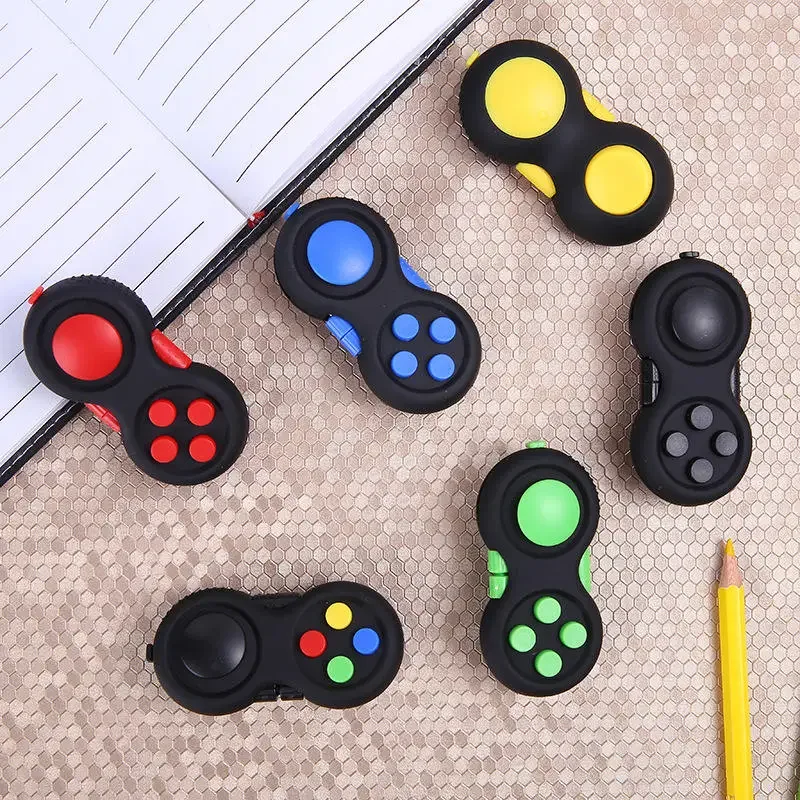 8 Fidget Functions Controller Pad Game Focus Fidget Toy with Premium Quality Pad Cube Relieves Stress and Anxiety Toy