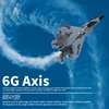 Top F22S 2.4G 3CH 3D6G RC Plane Raptor F22 Warplane WLtoys A180 Upgrade Version LED Light With Gyroscope Glider Outdoor Toys 2