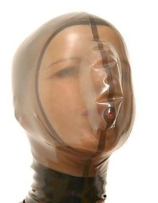 

handmadeLatex Rubber Funny Transparent Mask Masque Sizes XS-XXL