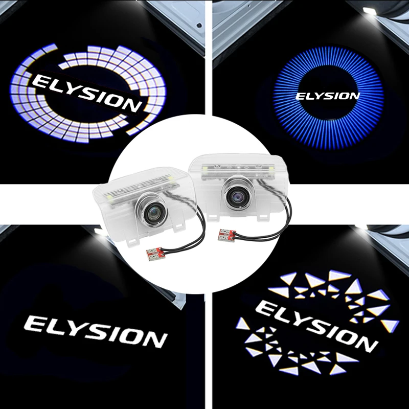 

2 шт., Автомобильные светодиодные двери с логотипом приветствия, Аксессуары для проекторов Honda Elysion 2012-2016 2013 2015