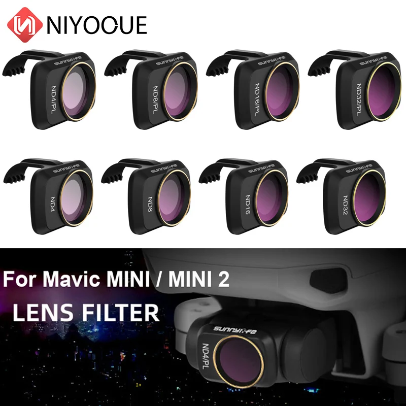 Per Dji Mini Se/Mavic Mini 2 Filtro Uv Nd Cpl Ndpl Filtro Obiettivo Fotocamera Per Dji Mavic Mini Accessori