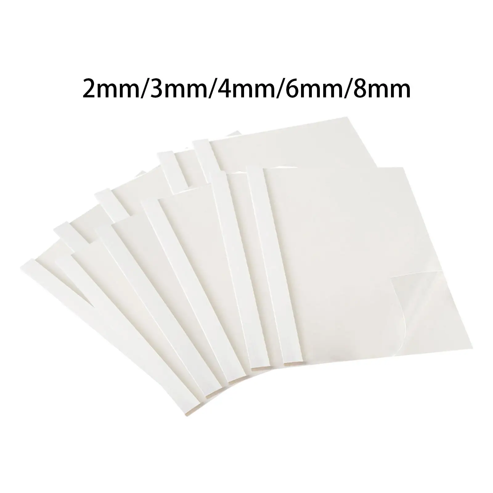 10 Pieces Thermal Binding Covers A4 Thermal Binding Storage File File Holder Covers for Business Contract Office Home Documents