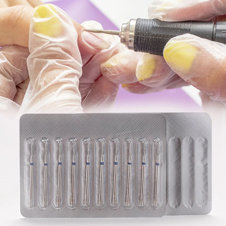 

10pcs Eletric Machine Nail Bit Files Accessory Removing Dead Skin Armour Polishing Tool Set Nail Diamond Milling Cutter Head