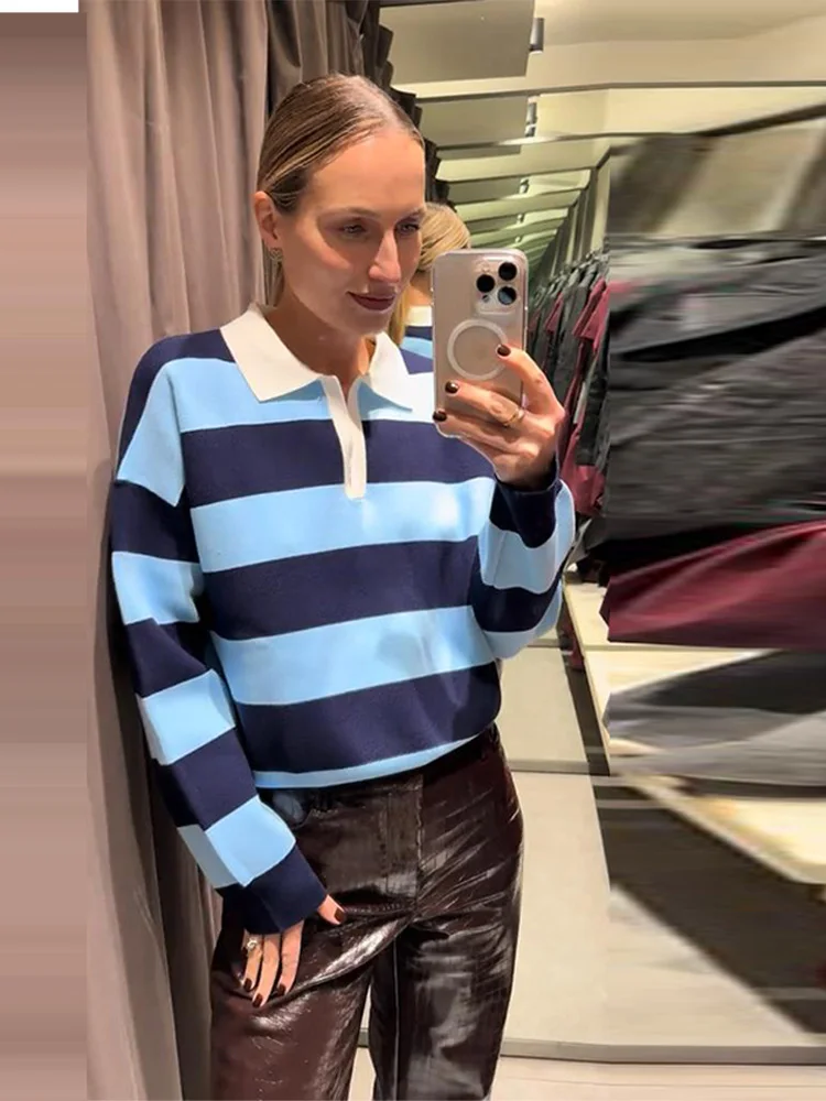 รูปสินค้า เสื้อยืดแขนยาวลายแฟชั่น ฤดูใบไม้ผลิ 2025 สตรี
