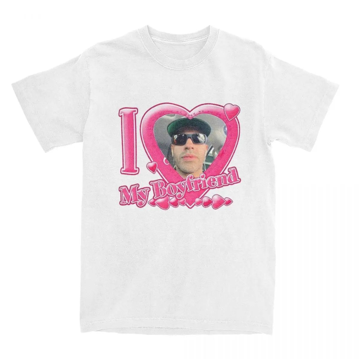 

Футболка с принтом «Я люблю моего бойфренда», 100% хлопок