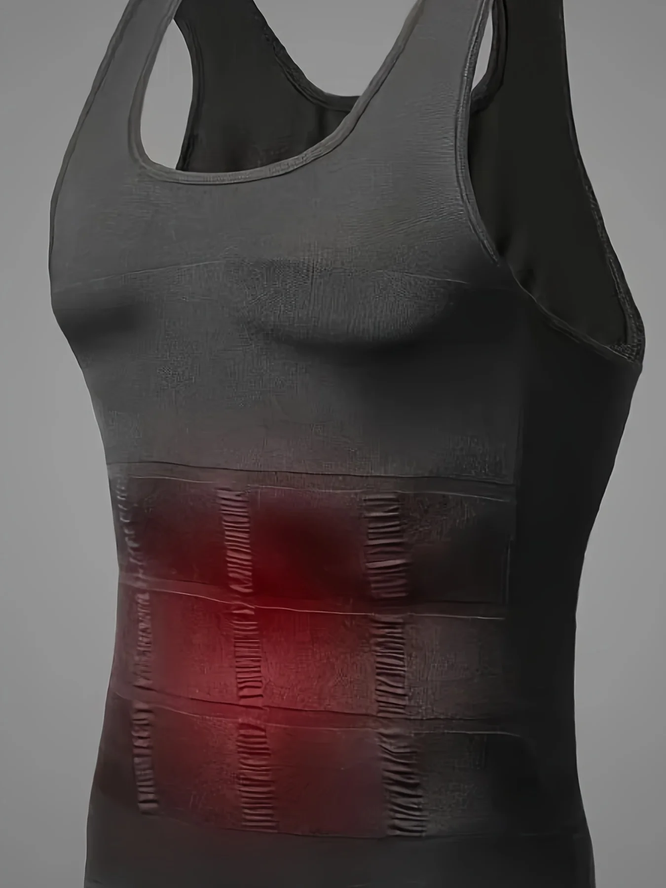 Herren-Kompression-Body-Shaper-Tanktop, Schlankheit weste – Detail 10