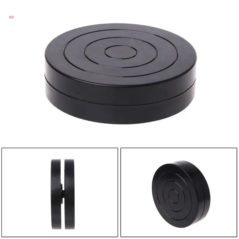 11.5cm Plastic Turntable Pottery Clay Sculpture Tools 360 Flexible Rotation Pottery Tools and Supplies for Beginners