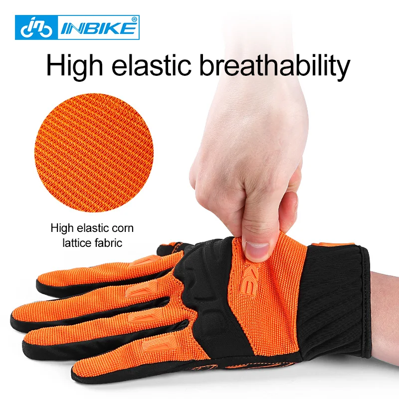 INBIKE Men's Cycling Gloves Touchscreen MTB Cycling Bicycle Riding Gloves for Men Bike Sports Gloevs Motorcycle MTB Accessories 2