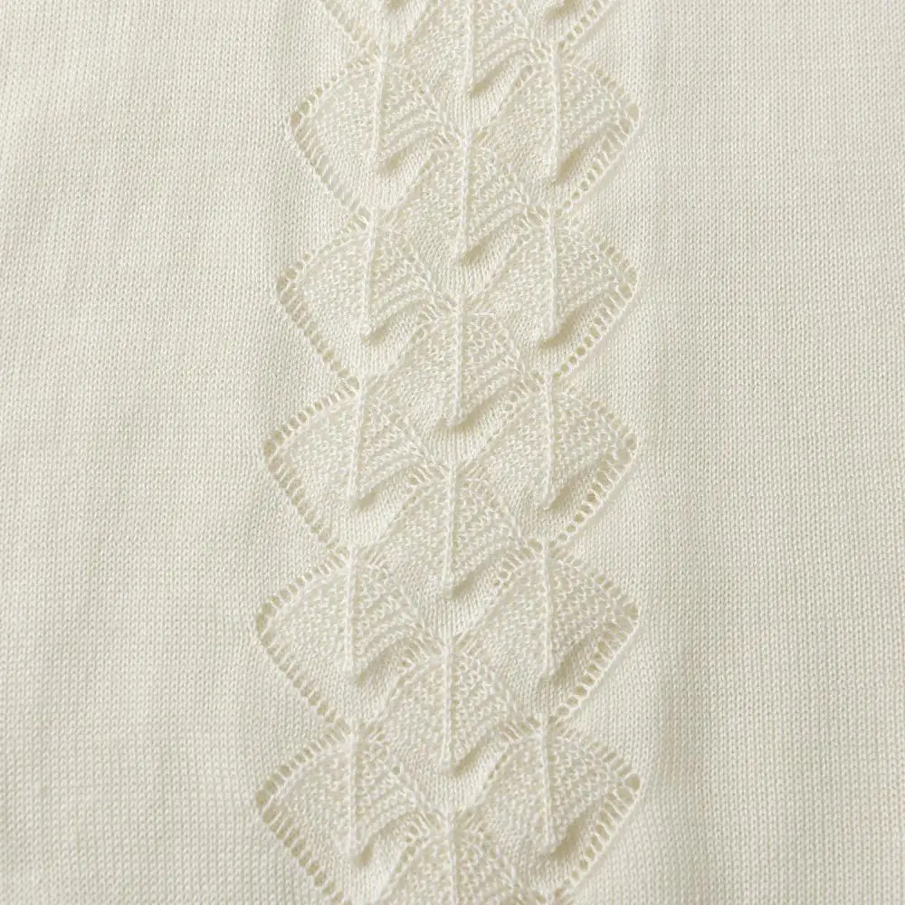 Clibeso  소년 니트 의류 세트, 밀크 화이트, 얇은 니트 코튼 탑, 긴 바지, 어린이 잠옷 의류, 2 개