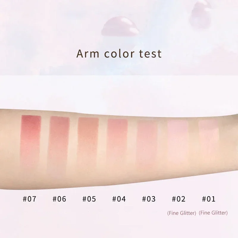 Girl Blush Peach Milk Pink Cream Makeup Rouge Palette Cheek Contour Powder Cosmetics Blusher Cream Makeup Rouge Cheek Tint Blush 5