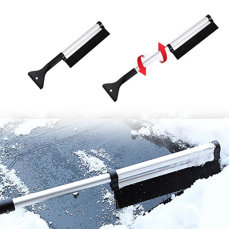 Car Ice Scraper Windshield Ice Breaker Quick Clean Auto Window Winter Snow Brush Shovel Glass Brush Snow Remover Cleaner Tool