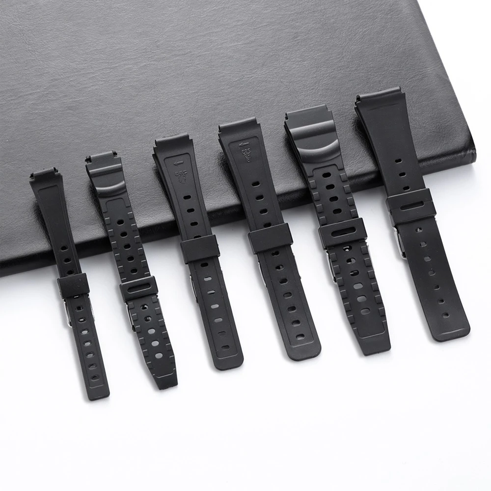 Unisex Black Resin Waterproof Silicone Sports Wristband with Tool