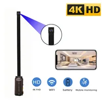 Mini caméra WiFi HD 4K, prend en charge la visualisation à distance, la détection de mouvement, petite caméra sans fil HD de style nounou domestique à monter soi-même 1