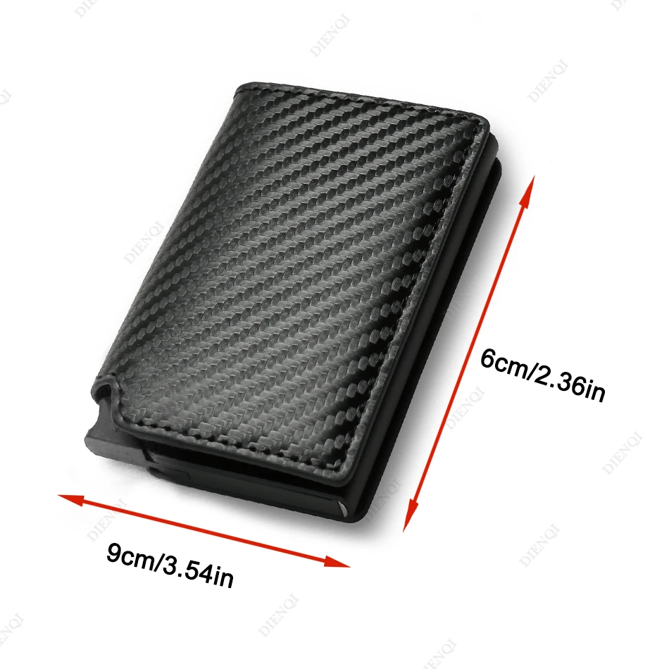 Anti Thief Rfid Credit Card Holder Smart Minimalist Wallet Men Women Slim Bank Cardholder Case Money Bag Cash Creditcard Purse 4
