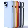 Phone Case for Iphone 14 Plus 13 12 Mini 11 Pro Max Xs X Xr 7 8 Candy Color Original Liquid Silicone Soft Protector Back Cover 2