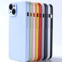 Phone Case for Iphone 14 Plus 13 12 Mini 11 Pro Max Xs X Xr 7 8 Candy Color Original Liquid Silicone Soft Protector Back Cover 2
