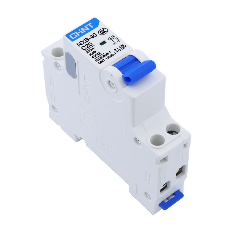 회로 차단기 공기 스위치 MCB 1P N 6A 10A 16A 20A 25A 32A 40A C65N DZ267 NXB 40 CHNT