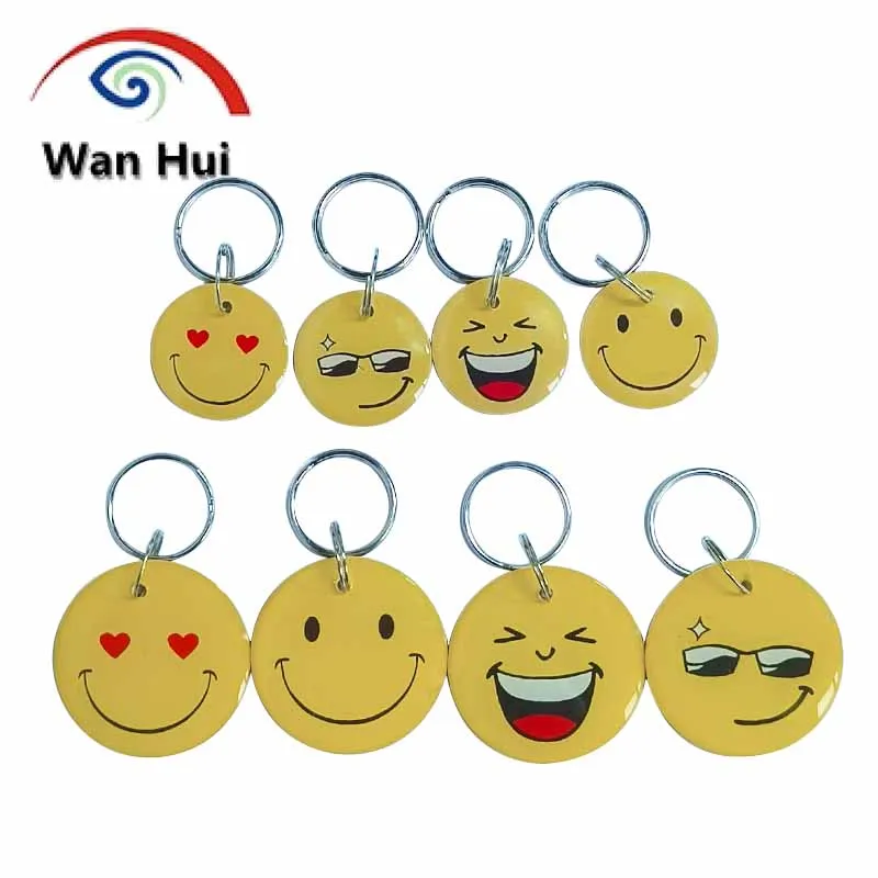 

10Pcs EM4305 T5577 Epoxy Card RFID Key Fob Keychain Contactless ID Token 125KHz Tag Blank Copy Cloning Rewritable Waterproof