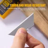 Deli Special Knife Blades Steel Material Utility Knife Trapezoid Blades Replacement DIY Art Craft Cutter Tool Blades 10/30/50Pcs 6