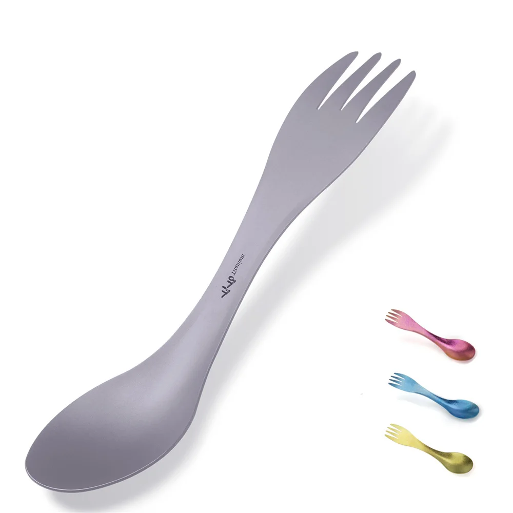 2in1 Titanium Camping Tableware