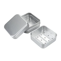 Quality Soap Box Aluminum Soap Case Travel Soap Container Protect Soap from Moistures for Campings Outdoor Bathroom Use 1