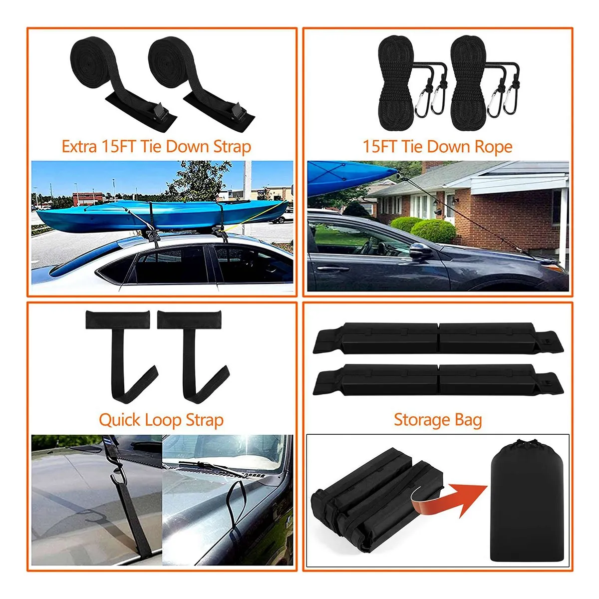 Toit souple de voiture T1 avec coussinets, accessoires de planche