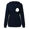New Womens Maternity Nursing Hoodie Sweatshirt Hoodies Long Sleeve Breastfeeding Pregnancy Top Kangaroo Pocket Clothes 5