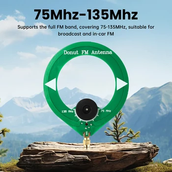Modulo antenna ciambella 75 Mhz-135Mhz Antenna di ricezione circolare FM Full Band 5W a bassa impedenza per progetti fai da te per la trasmissione di auto