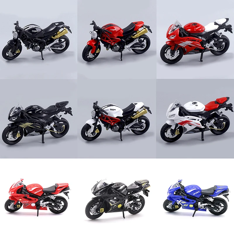 

1Pc 1:18 Ducati 696 Static Die Cast Vehicles Collectible Hobbies Motorcycle Model Toys