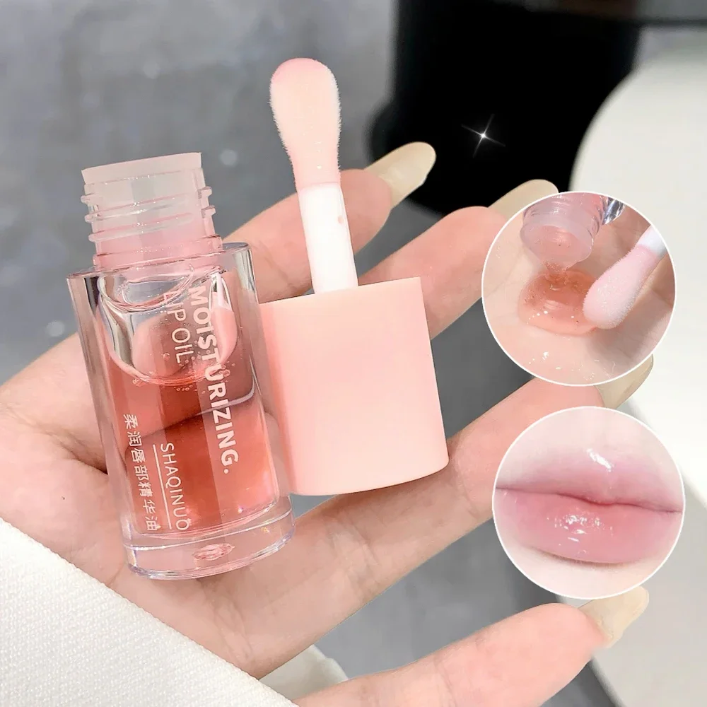 Water Light Lip Gloss Moisturizer Transparent Jelly Mirror Fruit Crystal Lip Oil Clear Hydrating Plumping Korean Lip Care Makeup 4
