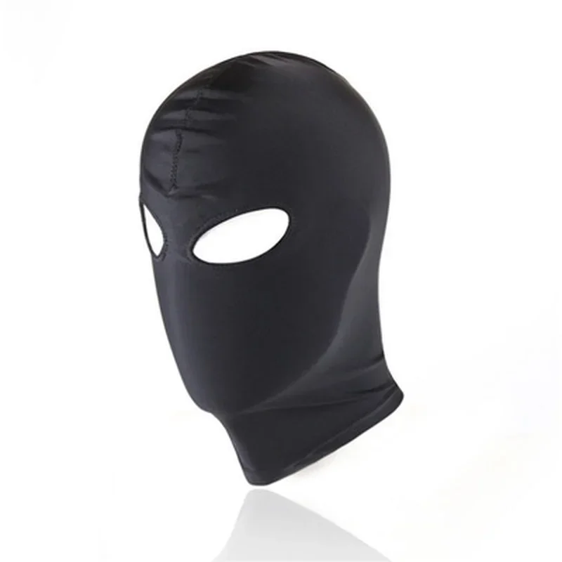 1/2/3 Hole Men Women Adult Spandex Balaclava Open Mouth Face Eye Head Mask Costume Slave Game Role Play balaclava mask