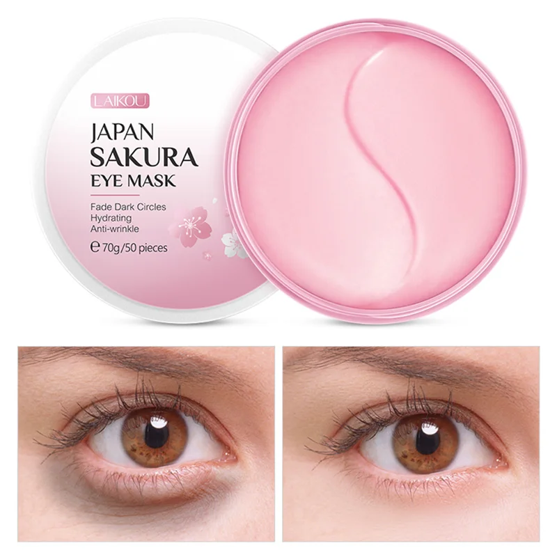 

Sakura Eye Patch Mask Collagen Gel Cache Masque Yeux Cernes Parches Ojeras Con Acido Hialuronico De Hidrogel Para Ojos Pad Bolsa