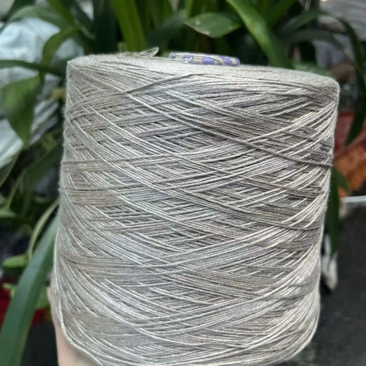 Luxurious Egyptian Cotton Lace Yarn – Soft, Glossy, and Skin-Friendly for DIY Shawls and Sweaters