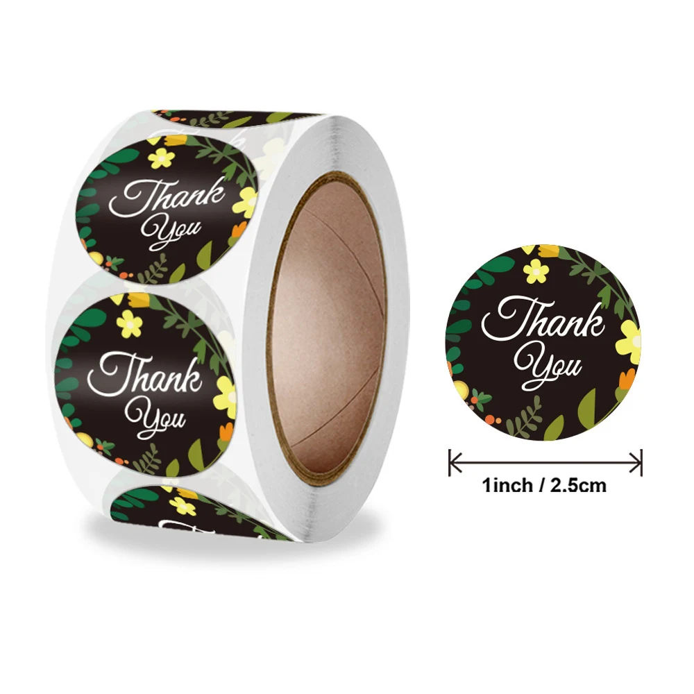 

50-500 шт., цветочная гирлянда с надписью «Thank You»