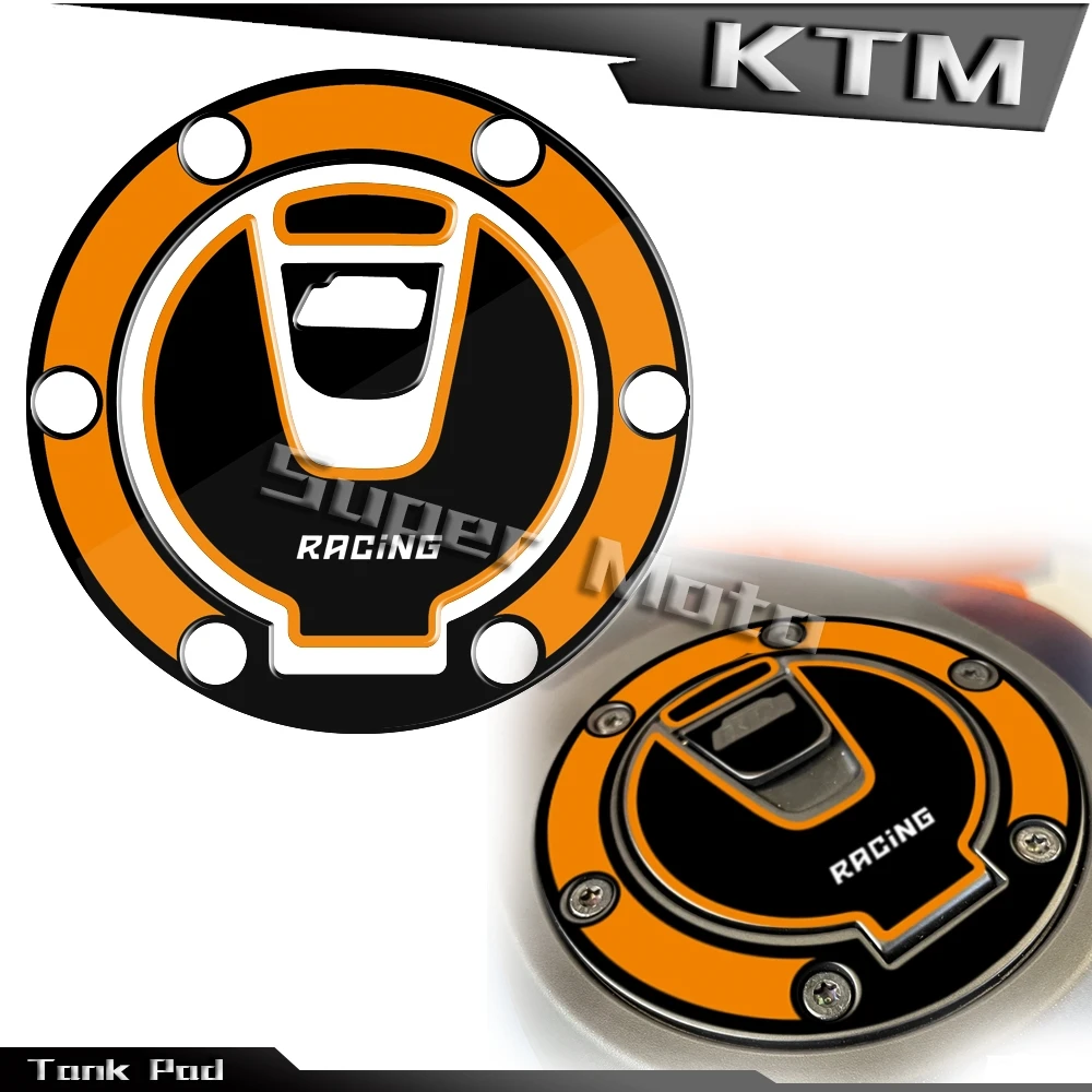 For KTM 1190 1290 Super Adventure 3D  Motorcycle Fuel Tank Cap Stickers Decals Protection Waterproof And Sunscreen Accessories