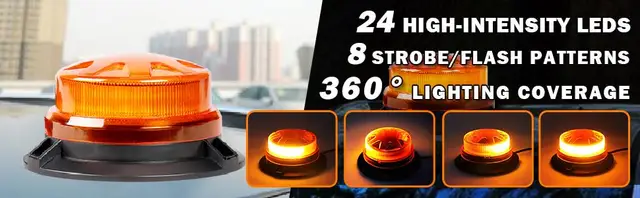 1 pc Warnleuchten 240 LED blau rot Glühbirnen Dach Auto Blitz magnetisch  montiert blinkende Not leuchte Signallampen Zubehör - AliExpress