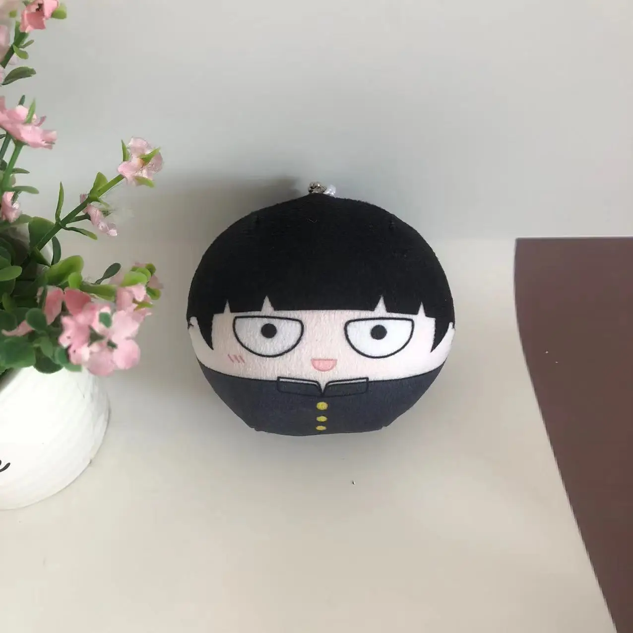 7cm Mob Psycho 100 Pendant Kageyama Shigeo Kageyama Ritsu Hanazawa Teruki Plush Filled Doll Key Chain Bag Decoration Toys Gifts