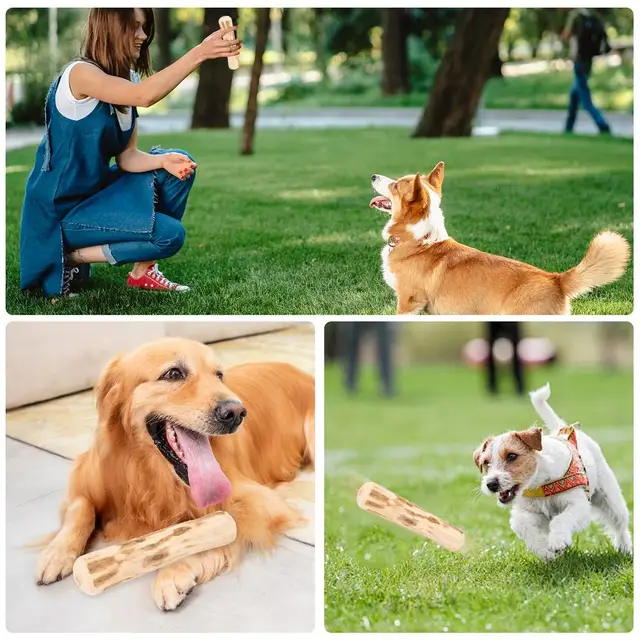 Madera Juguetes Para Perro Para Morder Palo De Masticar Para