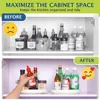 Non-Skid Lazy Susan Organizer for Pantry Organization Kitchen Storage Bathroom Sink Cabinet Refrigerator Countertop Spice Rack 6