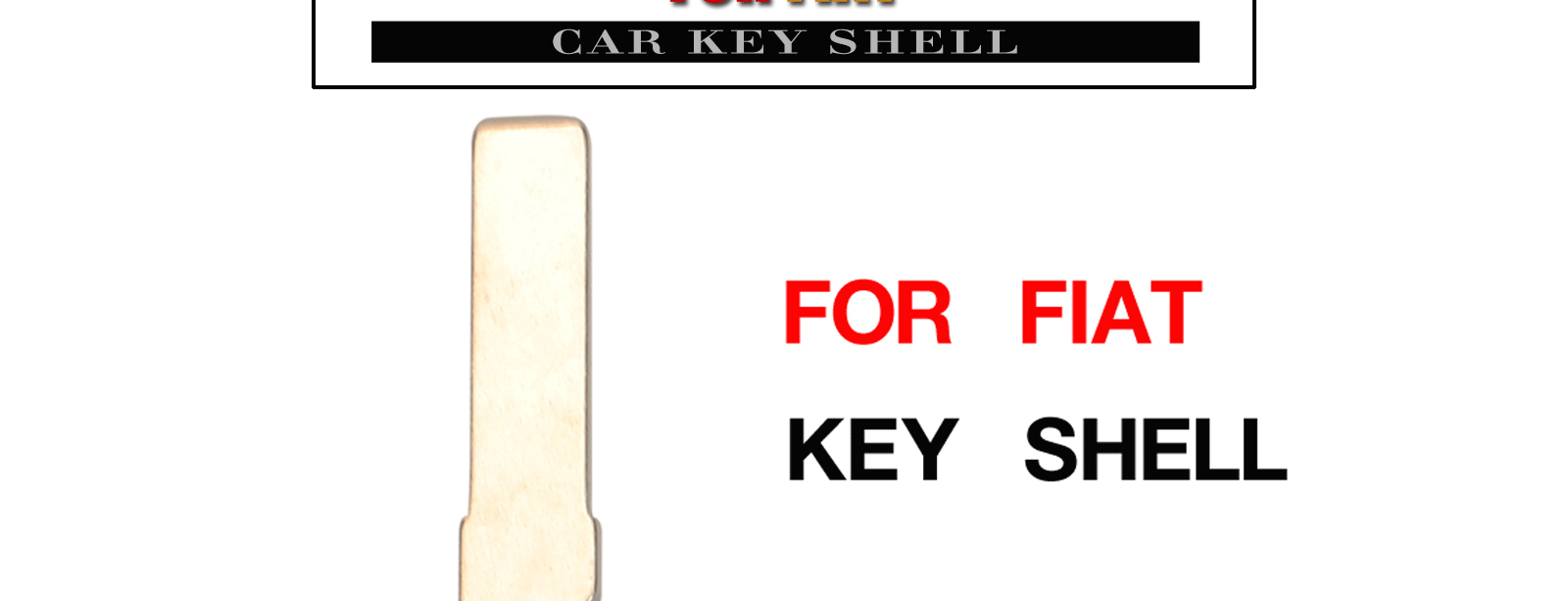 Jingyuqin 10PCS Anwendbar Auf 3 Spezifikationen von Chips Transponder Schlüssel Fall Shell Für Fiat SIP22/GT15R Klinge Kann Chip Installieren – Detail 2