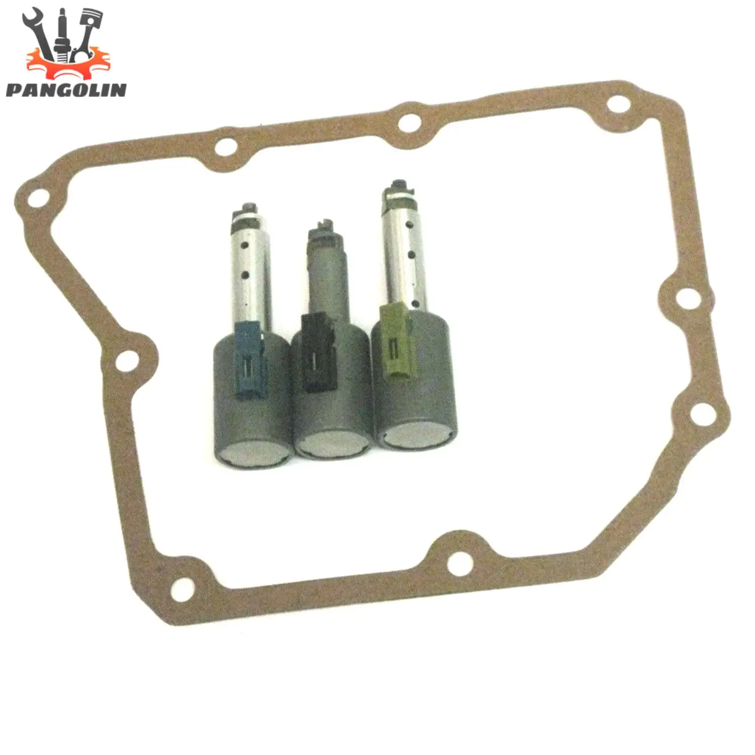 

Transmission Solenoid Set w/ Pan Gasket for Volvo C30 C70 S60 S70 S80 Daewoo Opel Saturn AW5550SN AW55-51SN AF33-5 AW235 RE5F22A