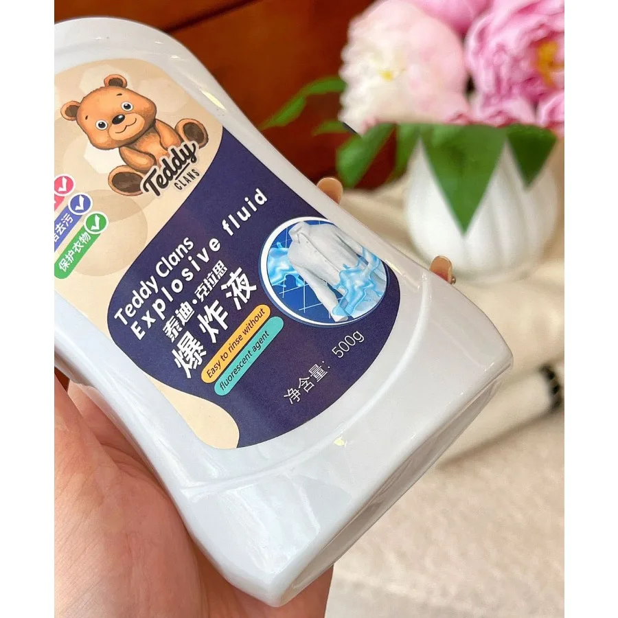 Explosive liquid Teddy Clace laundry Stain Remover Powerful whitening and yellow cleaner for mothers and babies