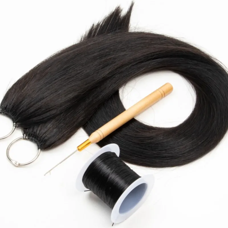 Рисунок 2 - Наращивание волос из микроперьев