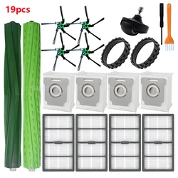 High-Performance Robot Vacuum Cleaner Accessory Kit with HEPA Filter, Brushes, and Dust Bag Replacement Parts (Set 4)