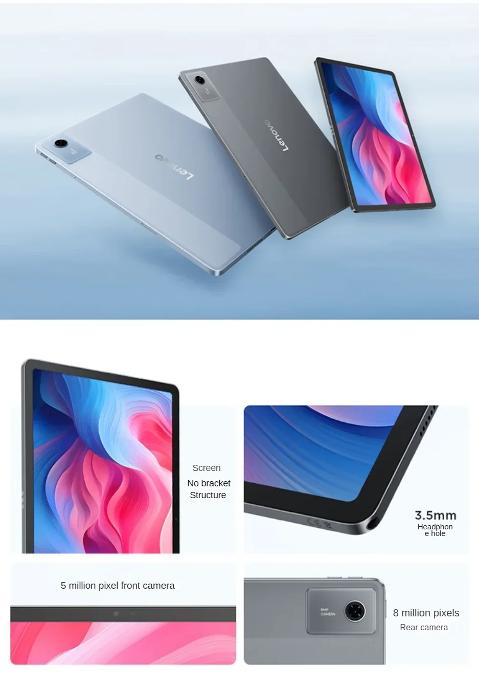 Multi-language Compatible Global Rom New Lenovo Xiaoxin Pad 11 2025 MTK Dimensity 6300 11' 2.5K Screen 7040mAh Android Tablet