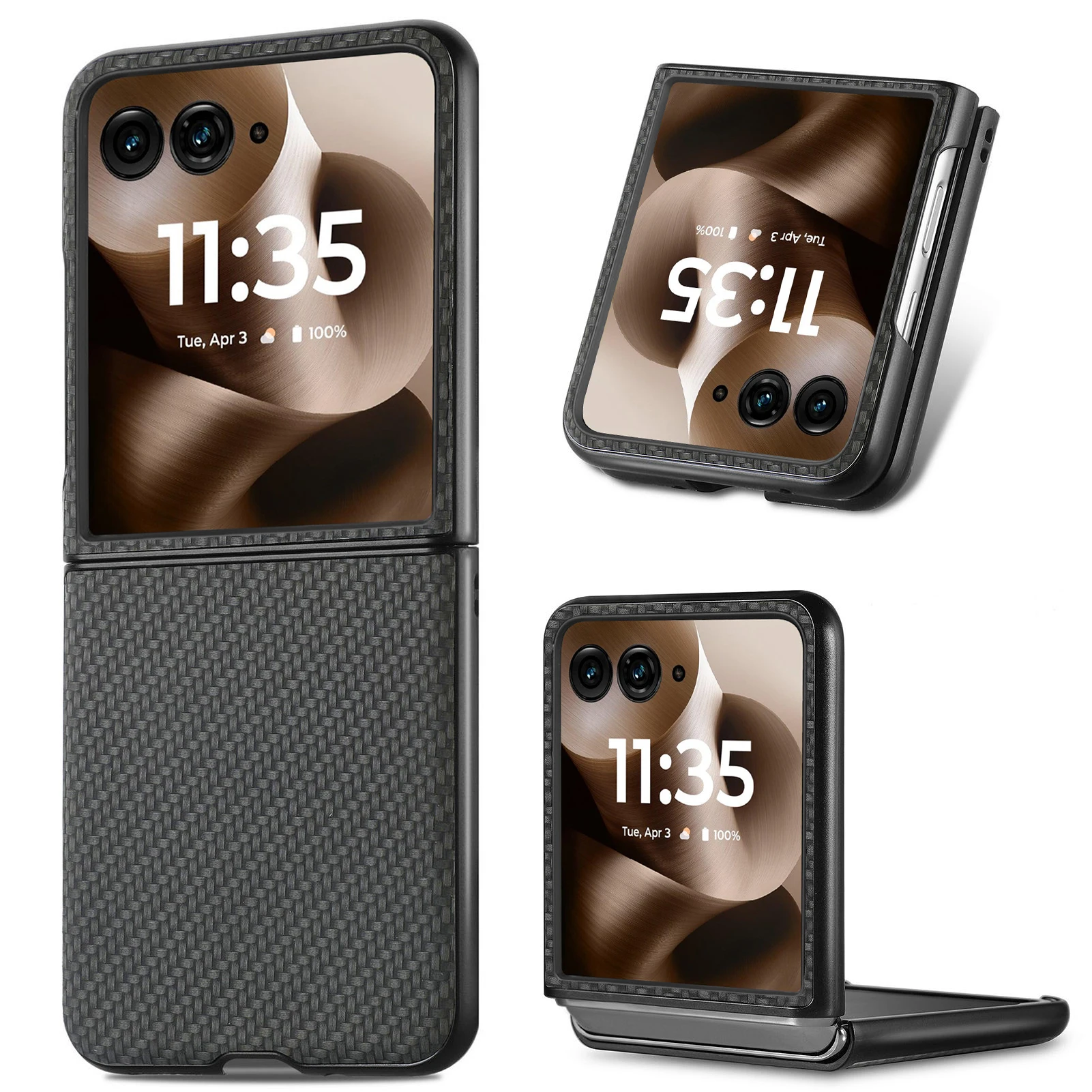 Premium Slim Carbon Fiber Texture Protective Phone Case