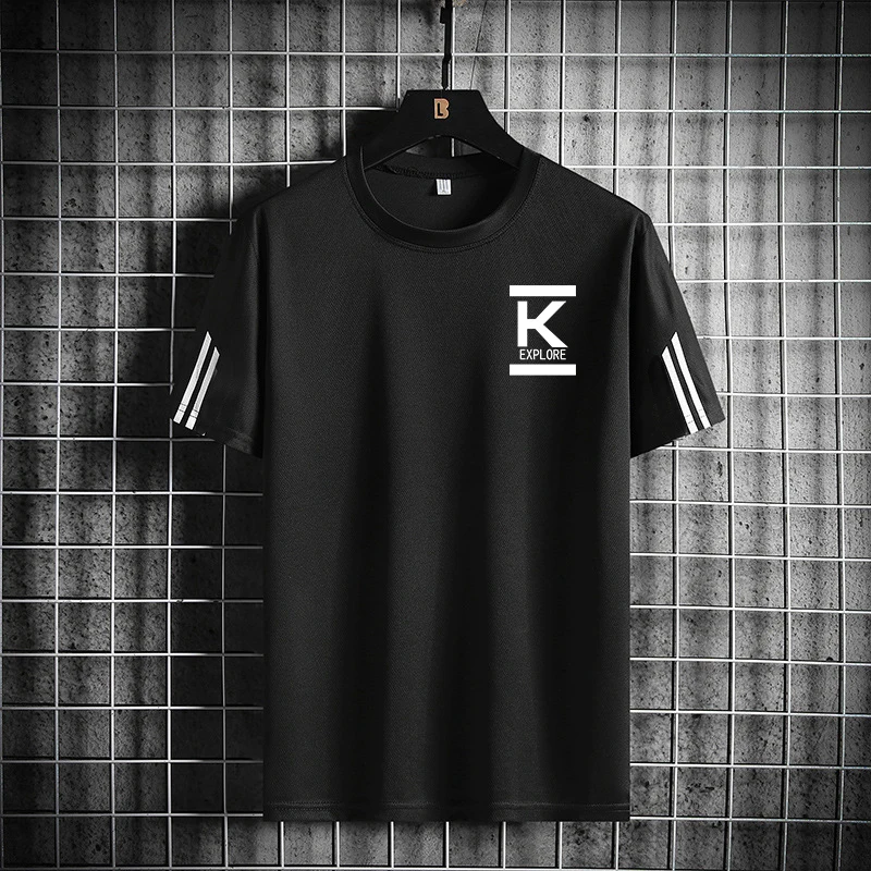 بدلة رياضية رجالية عصرية وعصرية بأكمام قصيرة سريعة...