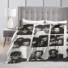 Sturniolo Triplets Photo Collage Blanket Music Warm Soft Comfortable Plush Bedding Throws For Picnic Flannel Bedspread Bed Cover 4