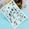 Japanese Style DIY Thin Traceless Nail Stickers Bad Bunny Serious Glue Dry Nail Decals Nail Art Manicure Nail Decorations Gifts 3