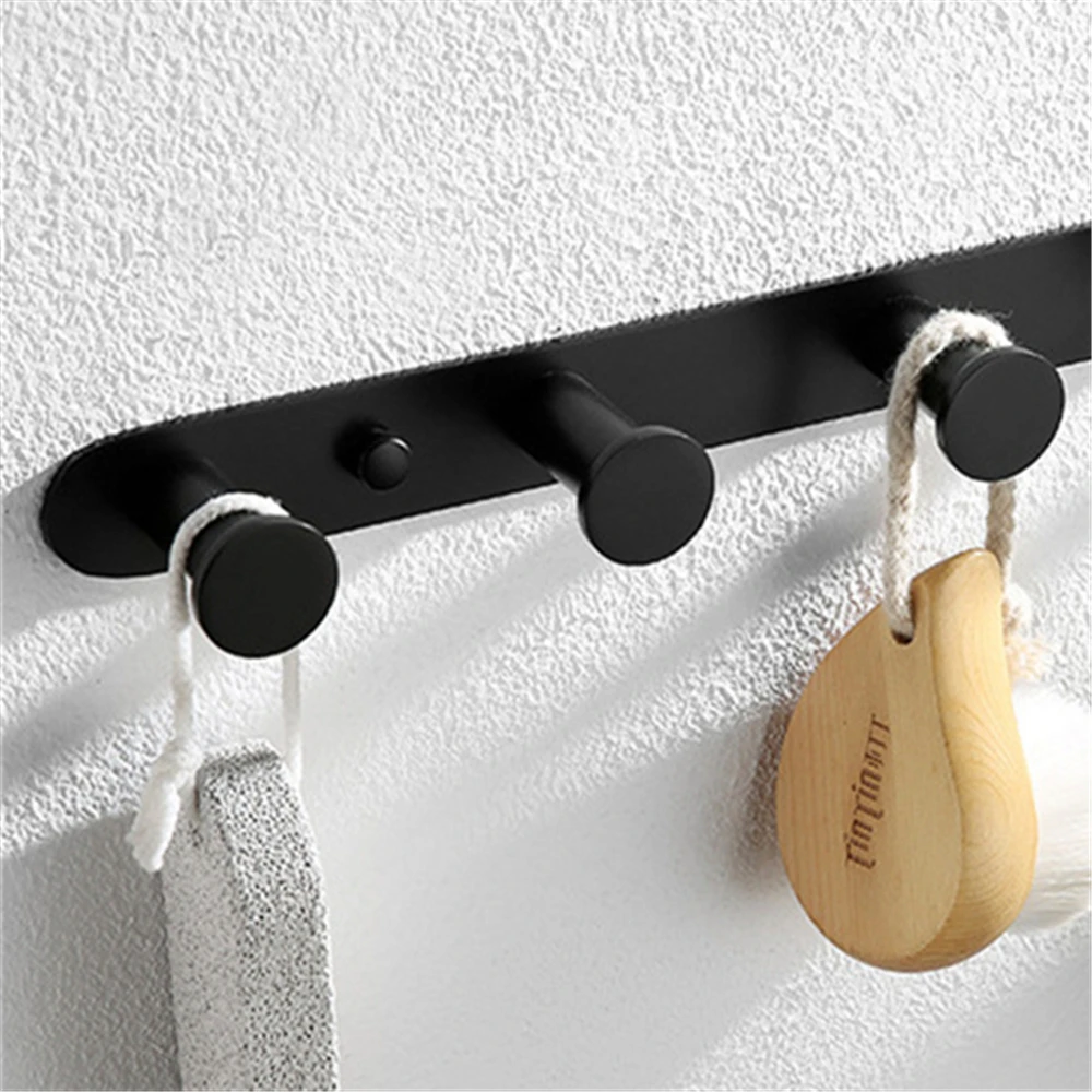 

Bathroom Hooks for Towels Door Back Hooks Multi Hook Stainless Steel Coat Rack Wall Hook Clothes Hanger Hook Kitchen Hook Holder